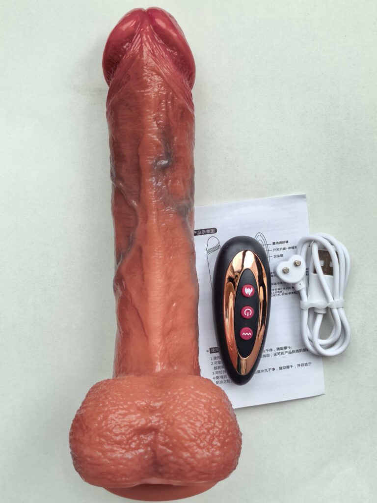 8.7in Realistic Thrusting Dildo , with 9 Vibration Modes,High Quality Waterproof Realistic Sex Toy for Men and Women Big Dildo Masturbation Anal Plug