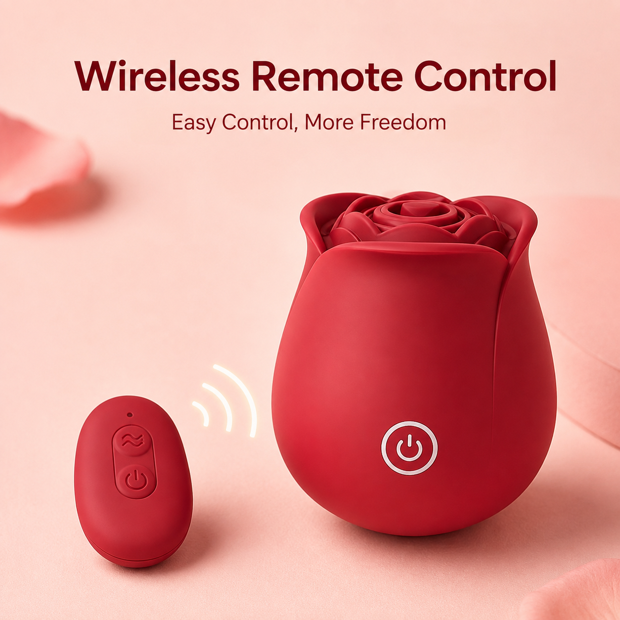 Best-selling mini electric rose-shaped suction vibrator 10-speed adult clitoral suction masturbator with pulsating effect; silicone rose vibrator and breast stimulator USB rechargeable waterproof G-spot suction and licking masturbator designed for women. - Image 4
